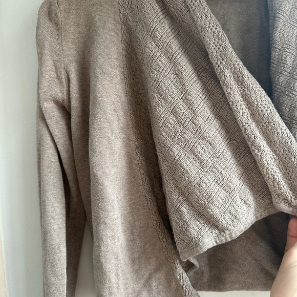 Converse Cotton Tan Cardigan Sweater - Picture 3 of 3